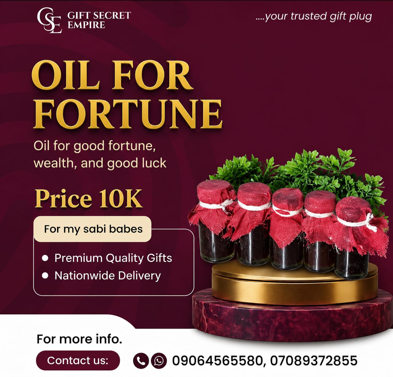 Oil For Fortune
